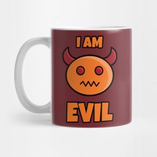 I AM EVIL Halloween Cute T-shirt Mug